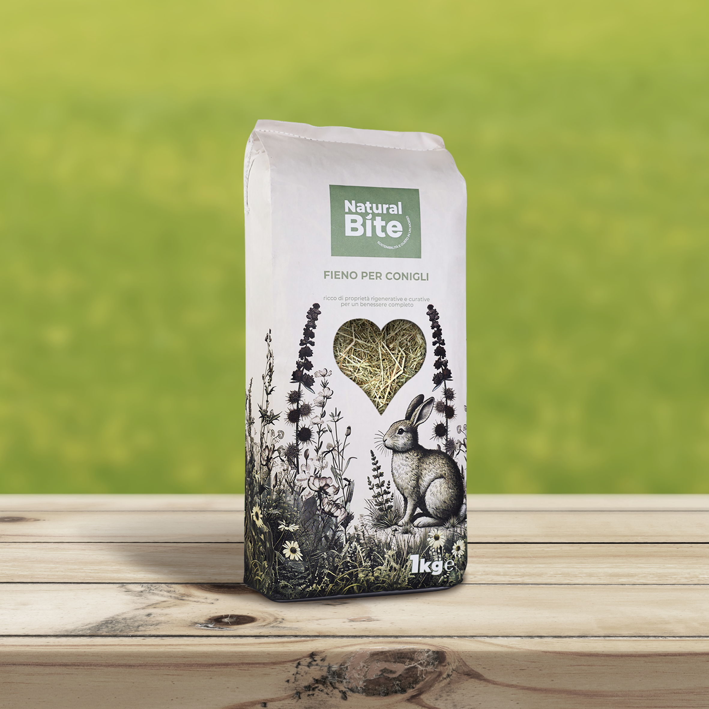 Fieno Naturale Gimbi Per Roditori - Confezione Da 1 Kg, 100% Fibre Naturali - Foto 4